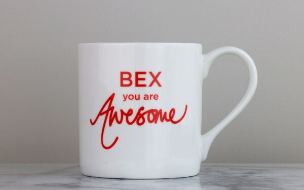 You Are Awesome Personalised Bone China Mug