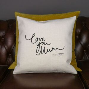 Personalised Love You Mum Cushion