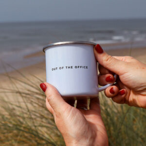 Out of the Office Enamel Mug